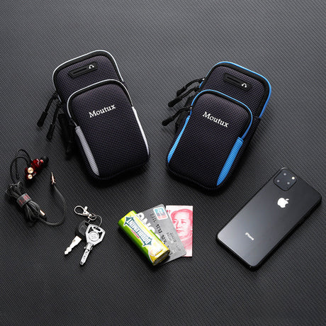 Running phone arm bag men's and women's fitness equipment outdoor handbag wrist bag apple x arm bag sports phone arm cover - V.I.P Digital Presence