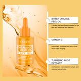 Vitamin C Turmeric Brightening Oil, Vitamin C Moisturizing Facial Skin Moisturizing, Hydrating And Brightening Skin Essential Oil