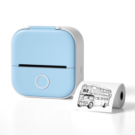 Phomemo Portable Mini Thermal Printer T02 Mini Pocket Label Printer DIY Self-adhesive Sticker Label Machine Various Label Paper - V.I.P Digital Presence