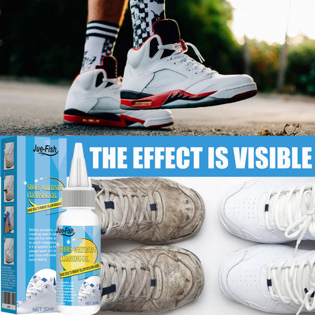 White Shoes Cleaner, White Shoes Strong Stain Removal Decontamination Yellow Whitening Cleaner - V.I.P Digital Presence