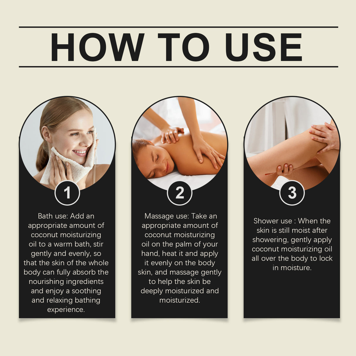 Coconut Oil Dip Massage Moisturizing Moisturizing Soothing And Nourishing Body Oil For Daily Massage