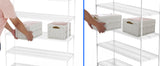 6 Tier Wire Shelving Unit  6000 LBS NSF Height Adjustable Metal Garage Storage Shelves with Wheels  White
