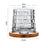 Hand drawn rotating glass cups multiple multi-purpose whiskey glasses rotating glass cups - V.I.P Digital Presence