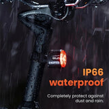Bicycle Smart Brake Tail Light MTB Road Bike Auto Brake Sensing Light SB Rechargeable IPX6 Waterproof LED Warning Rear Lamp - V.I.P Digital Presence