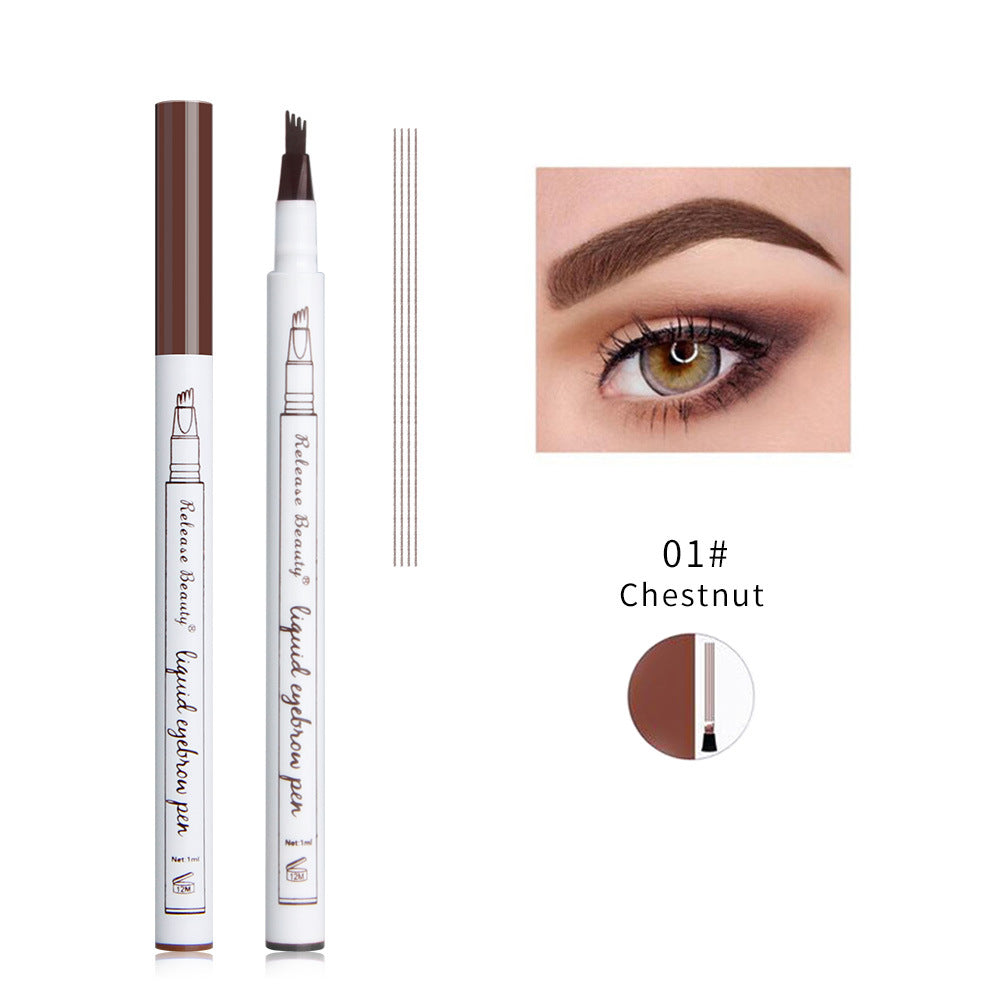 RELEASE BEAUTY Liquid Eyebrow Pencil Very Fine Micro Carving Eyebrow Pencil Is Easy For Lazy People To Use - V.I.P Digital Presence
