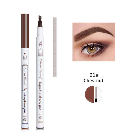 RELEASE BEAUTY Liquid Eyebrow Pencil Very Fine Micro Carving Eyebrow Pencil Is Easy For Lazy People To Use - V.I.P Digital Presence
