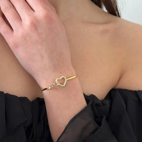 2025 Infinite - Symbol Hollow - Heart Bracelet for Daughter, with Gift Box, Ideal for Her Birthday Party and as an Adult Gift - V.I.P Digital Presence