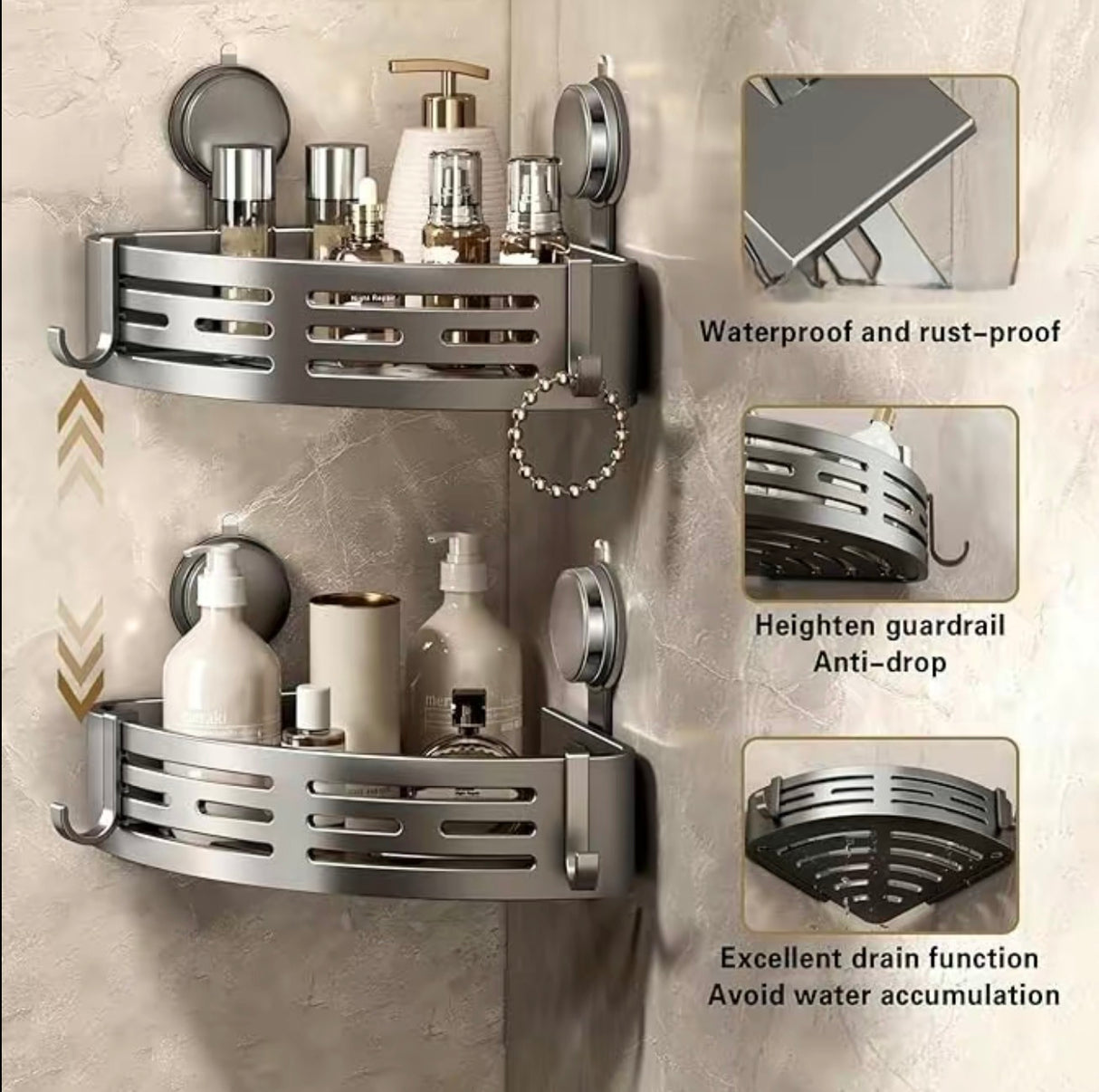 FlexMount Shower Organizer