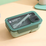 Portable hand-held lunch box with compartments microwaveable lunch box simple light meal lunch box - V.I.P Digital Presence