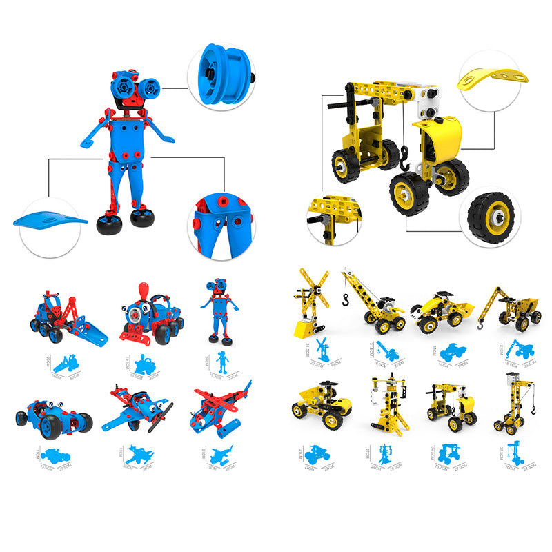 Bloques de construcción para niños, juguetes STEM para niños mayores de 4 años, regalos de cumpleaños, juego de construcción de juguetes sensoriales educativos para autismo, juegos de aprendizaje creativo