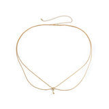Thin chain belly button waist decoration body chain double-layer metal wind versatile waist chain - V.I.P Digital Presence