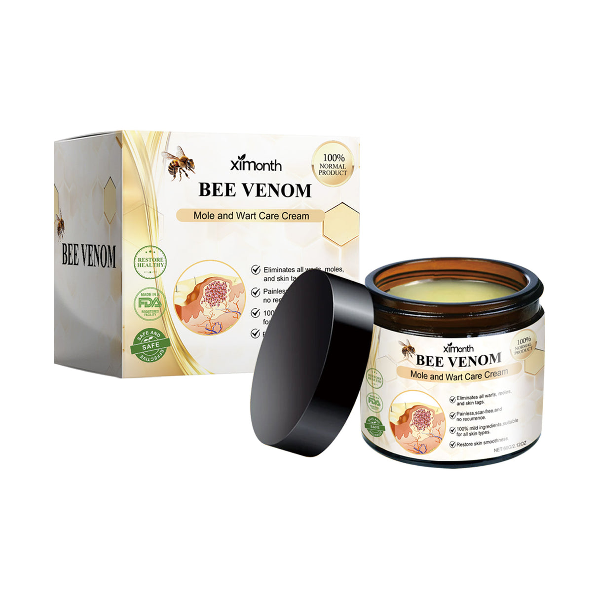 Mole And Wart Care Cream, Soft And Smooth Skin Moisturizing And Repairing Skin Care Cream - V.I.P Digital Presence