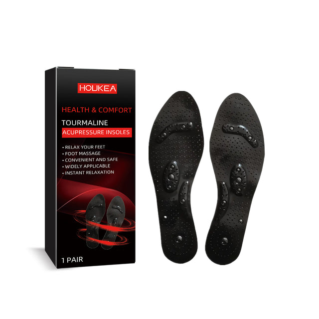 Tourmaline Acupressure Insoles, Foot Care Vein Repair Body Toning Body Care Foot Pads - V.I.P Digital Presence