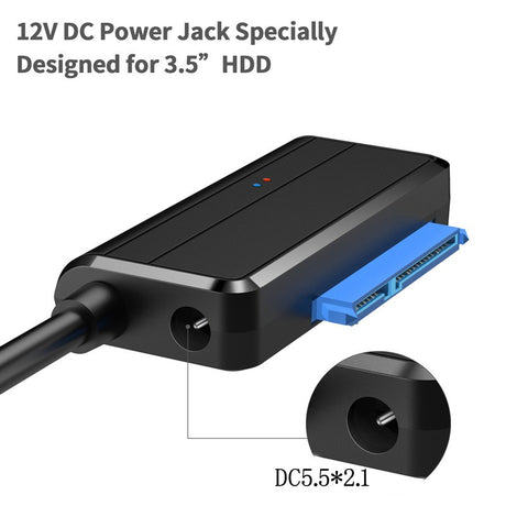 USB 3.0 Easy Drive Cable SATA to USB 3.0 Cable 2.5-inch/3.5-inch Hard Disk Adapter Cable - V.I.P Digital Presence