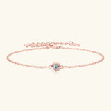 Inlaid Moissanite 925 Sterling Silver Bracelet - V.I.P Digital Presence