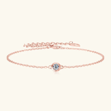 Inlaid Moissanite 925 Sterling Silver Bracelet - V.I.P Digital Presence