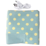 Portable USB Electric Heated Blanket Car Office Use Warm Blanket Heater With Pocketed Winter Home Baby Polyster Carpet 88x65cm