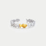 925 Sterling Silver Fish Open Ring - V.I.P Digital Presence