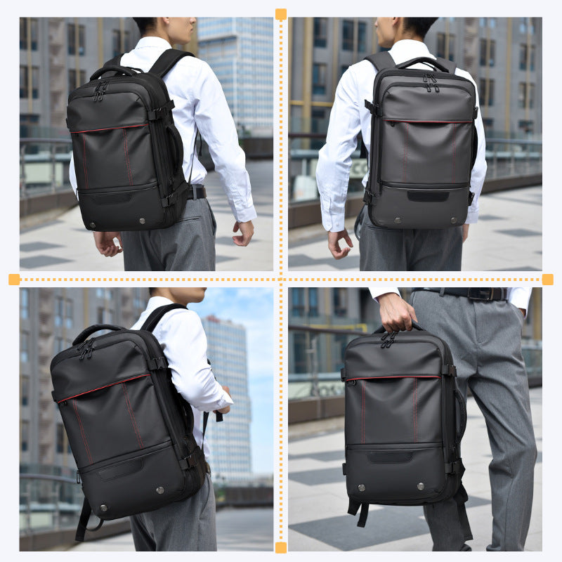 Men's Backpack Business Travel Backpack Large Capacity Expansion Multifunctional Vacuum Compression Backpack for Men - V.I.P Digital Presence