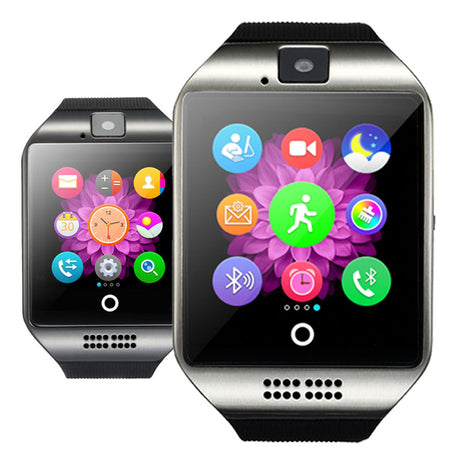 Bluetooth Smart Watch Q18 With Camera Facebook Whatsapp Twitter Sync SMS Smartwatch Support SIM TF Card For IOS Android - V.I.P Digital Presence