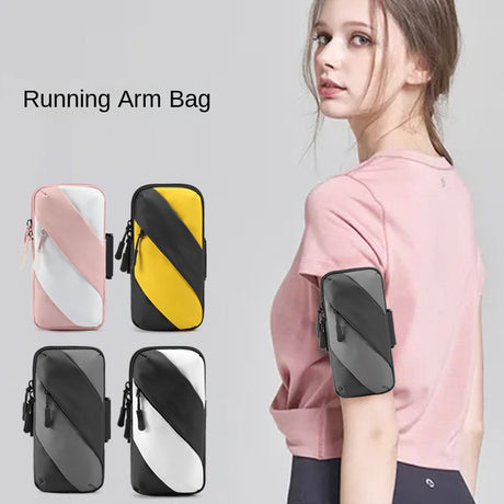 Running phone arm bag, phone bag, men's and women's universal arm strap, sports phone arm cover, wrist bag, outdoor equipment - V.I.P Digital Presence
