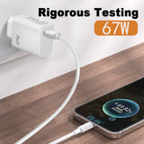 67W ultra fast charging charger with fast flash charging head - V.I.P Digital Presence