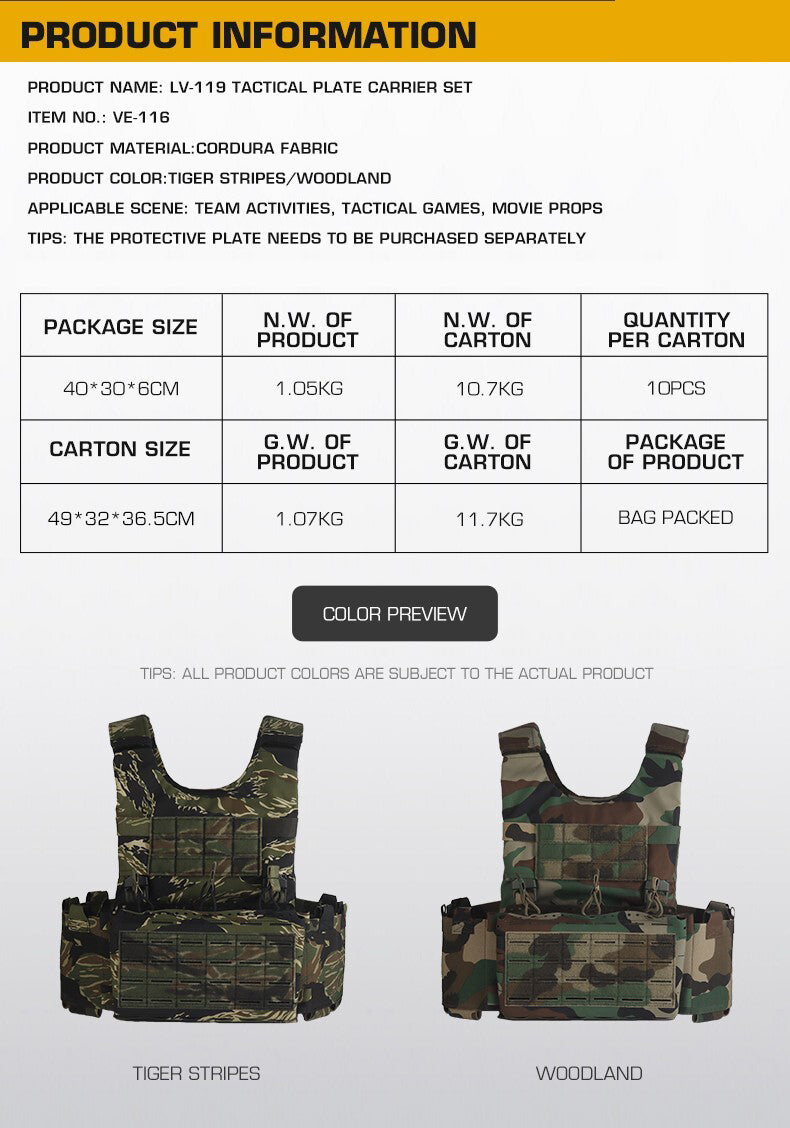 LV-119 Tactical Chest Harness Set - V.I.P Digital Presence