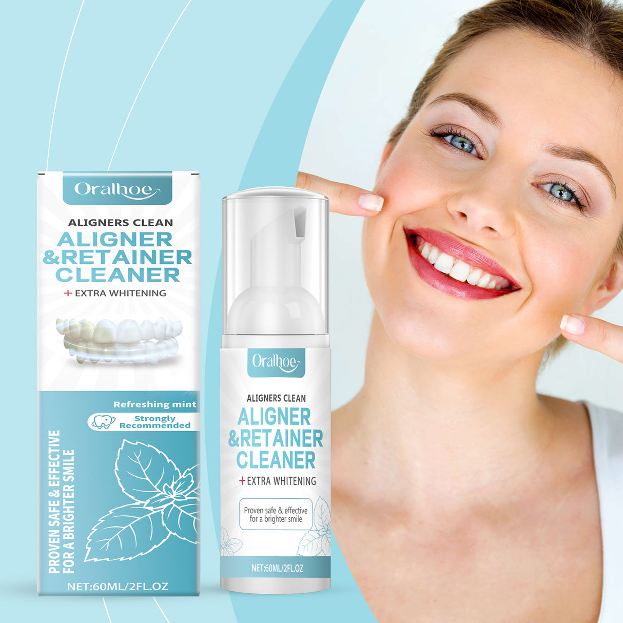 Braces Cleansing Mousse, Teeth And Mouth Fresher Corrector Gentle Cleansing Foam - V.I.P Digital Presence