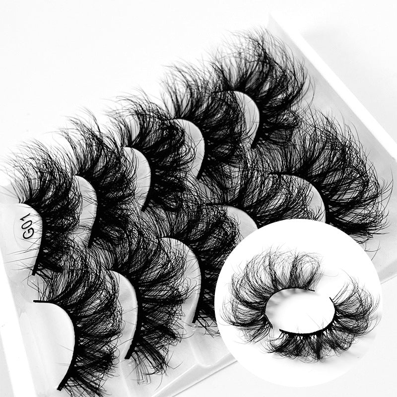 5 Pairs Of New Style Fake Eyelashes Of Fried Hair 8D FLUFFY - V.I.P Digital Presence