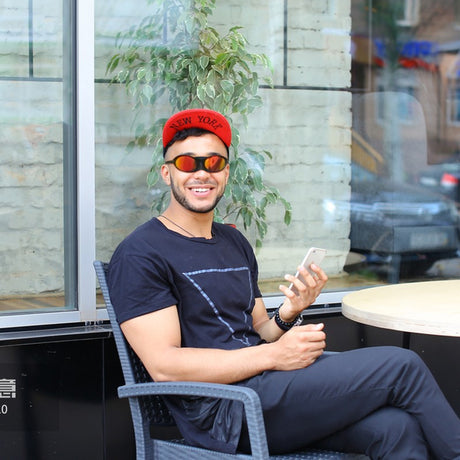 2025 Men's Outdoor Sunglasses: Y2K Cycling/Driving, Polarized, Windproof, INS Trendy - V.I.P Digital Presence