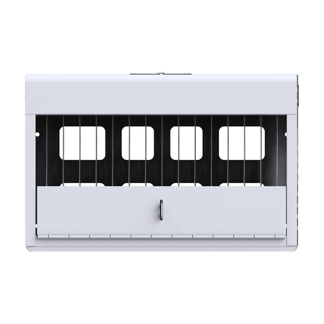 16 Bay Charging Cabinet for Laptop Chromebook Locking Charging Station-WHITE - V.I.P Digital Presence