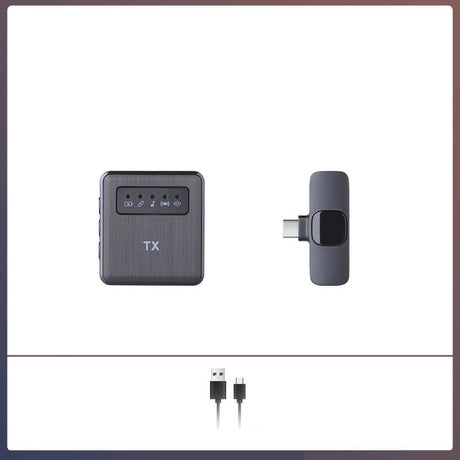 Square straight in outdoor shooting wireless lavalier microphone for live streaming with sales microphone - V.I.P Digital Presence