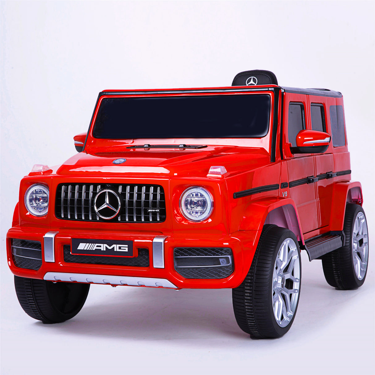 Mercedes Benz G63 Children's Electric Vehicle with Remote Control, 12V Spring Suspension, Safety Lock, and License - V.I.P Digital Presence