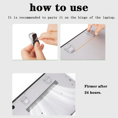 Mini Foldable Laptop Stand, Portable Computer Keyboard , Self-Adhesive Invisible Notebook Stand and Keyboard Lift for Desk - V.I.P Digital Presence