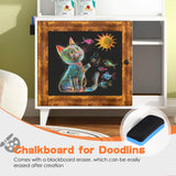 Graffiti with 2 storage racks and 1 door cat litter box shell, hidden cat litter box with rack shell furniture white - V.I.P Digital Presence