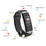 Reloj inteligente deportivo GT101, resistente al agua, con pantalla a color, monitor de actividad física, monitor de ritmo cardíaco, recordatorio de llamadas, para hombres y mujeres.