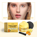 Vitamin C Turmeric Mud Film, Soft And Bright, Nourishing Facial Skin Moisturizing And Hydrating Turmeric Mud Film - V.I.P Digital Presence