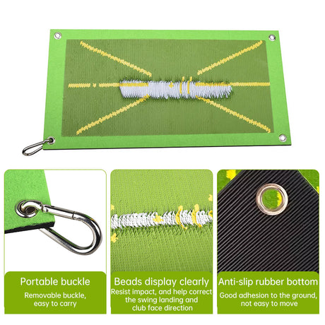 Golf Training Mat: Detect Swing, Show Path Feedback & Correct Hitting Posture - V.I.P Digital Presence