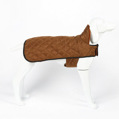 Heated Pet Clothing - New Fashion Warm Dog Cotton Jacket with Short Rabbit Fur - V.I.P Digital Presence