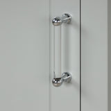 Tall Bathroom Storage Cabinet, Freestanding Storage Cabinet with Two Drawers and Adjustable Shelf, MDF Board , Grey - V.I.P Digital Presence