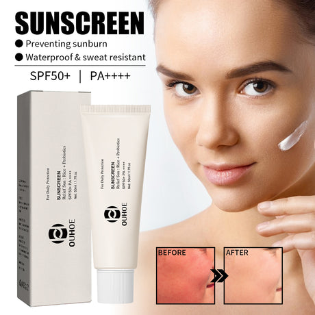 Rice Probiotic Protective Cream, Refreshing Anti-UV Moisturizing Face Protective Cream - V.I.P Digital Presence