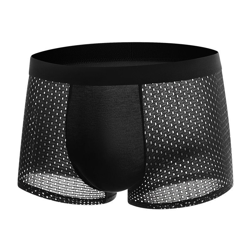 Mesh ice silk mesh underwear for men's square angle underwear - V.I.P Digital Presence