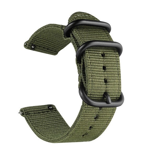 Nylon canvas wrist Strap for Xiaomi huami Amazfit Bip Stratos 2/2S PACE GTR 42/47MM Watch Band for Samsung Gear S3 S2 bracelet - V.I.P Digital Presence
