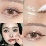 1Pcs  Diamond Glitter Eyeshadow Liner Pencil Face Makeup Highlighter Long lasting Matte Pink Silkworm Champagne Gold Eyeliner Pen - V.I.P Digital Presence