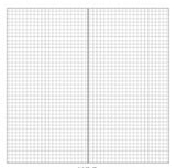 4.3x8.3 Midori Traveler's Notebook Refill 110mmx210mm Blank Dot Grid Paper Graph-paper Ruled 32 sheets - V.I.P Digital Presence