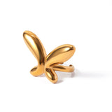 18K Gold-Plated Stainless Steel Butterfly Ring - V.I.P Digital Presence