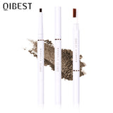 QIBEST Double Head Eyebrow Pencil Waterproof Sweat Proof And Makeup Free Eyebrow Cream - V.I.P Digital Presence