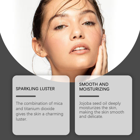 Body Glitter Oil, Facial Body Liquid Highlighter Moisturizer Easy To Apply Party Focus Brightening - V.I.P Digital Presence