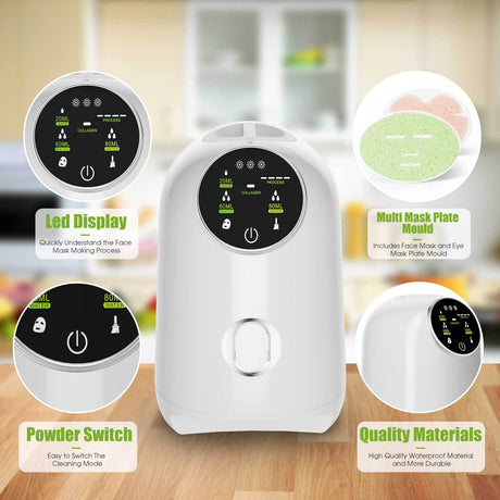 Smart LCD Touch Screen Fruit And Vegetable Mask Machine DIY Homemade Home Moisturizing Mask Machine Beauty Instrument - V.I.P Digital Presence