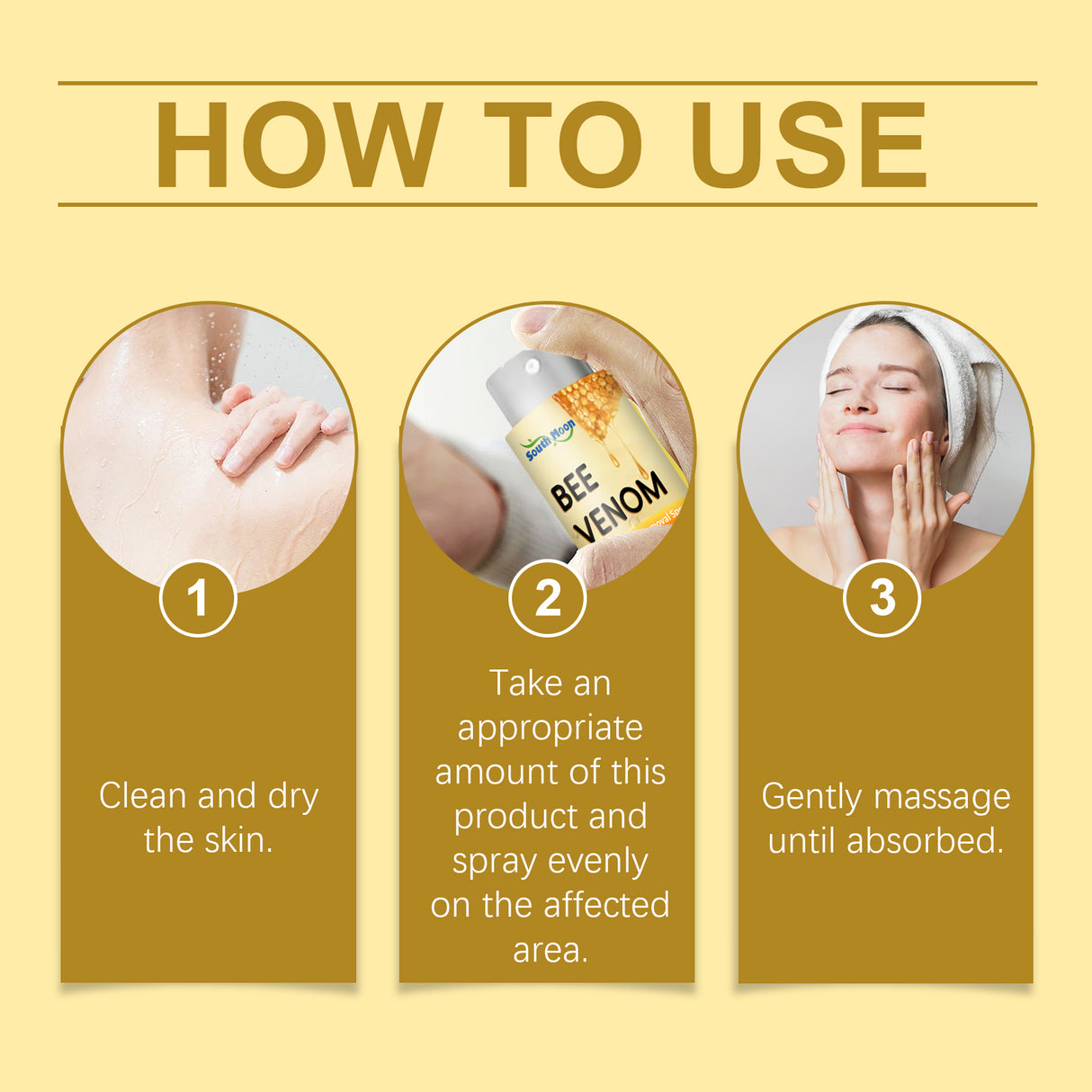 Bee Venom Wart & Mole Removal Spray, Gentle Cleansing Skin Moisturizing Moisturizing Smooth Skin Care - V.I.P Digital Presence